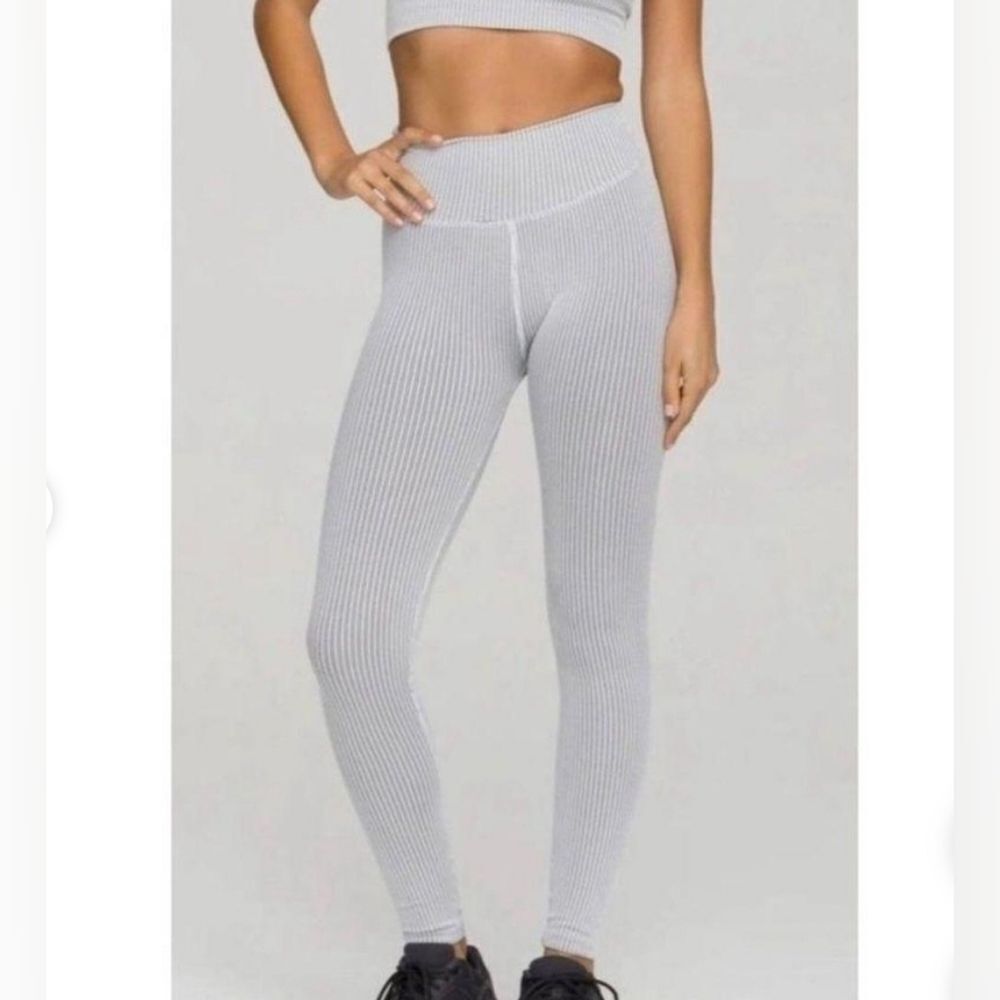 Good American Seamless Core Power Compression Ribbed Leggings Size 2X/3X